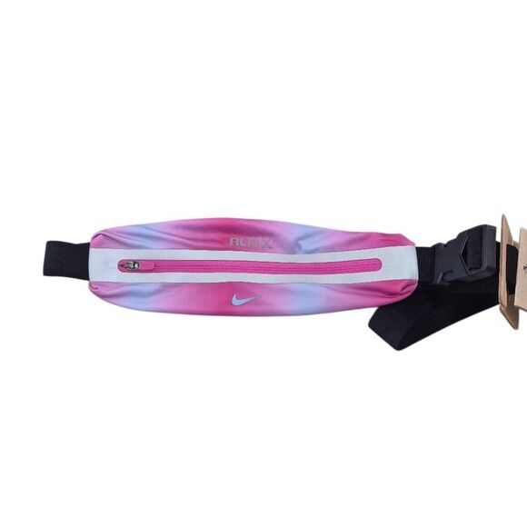 Nike Waistpack Running Slim Belt in Active Fuschia NEW NWT - Picture 2 of 7